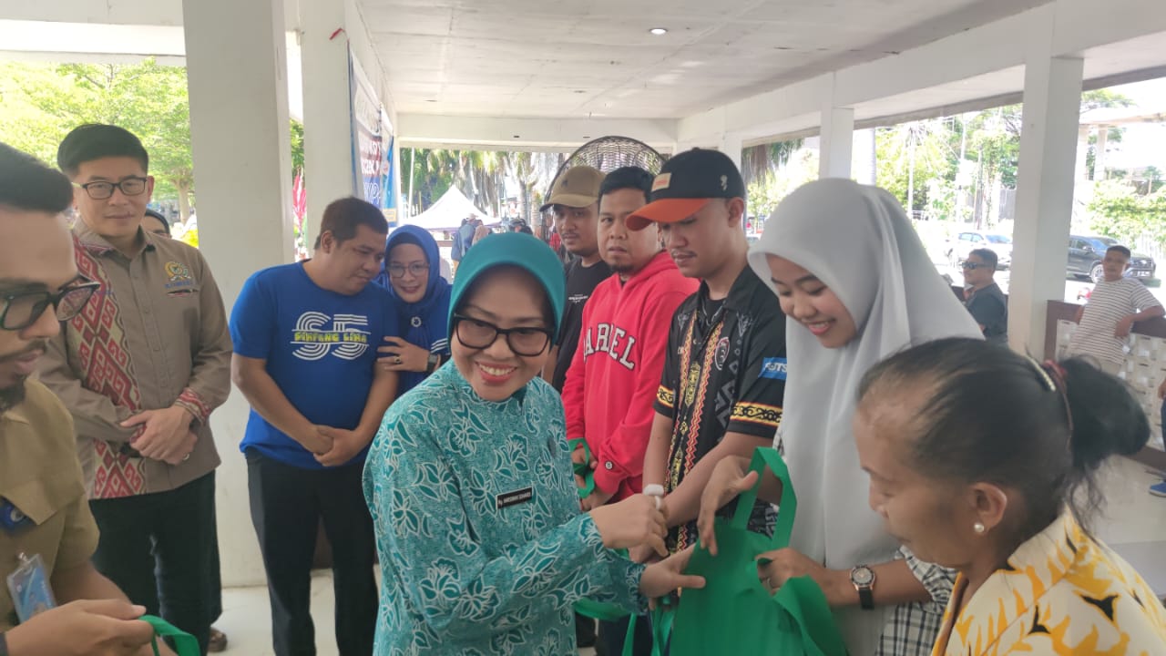 PKK Kolborasi Komunitas S5 dan Dinas Ketapang Sulbar Gelar Pameran UMKM Hypermart dan GPM