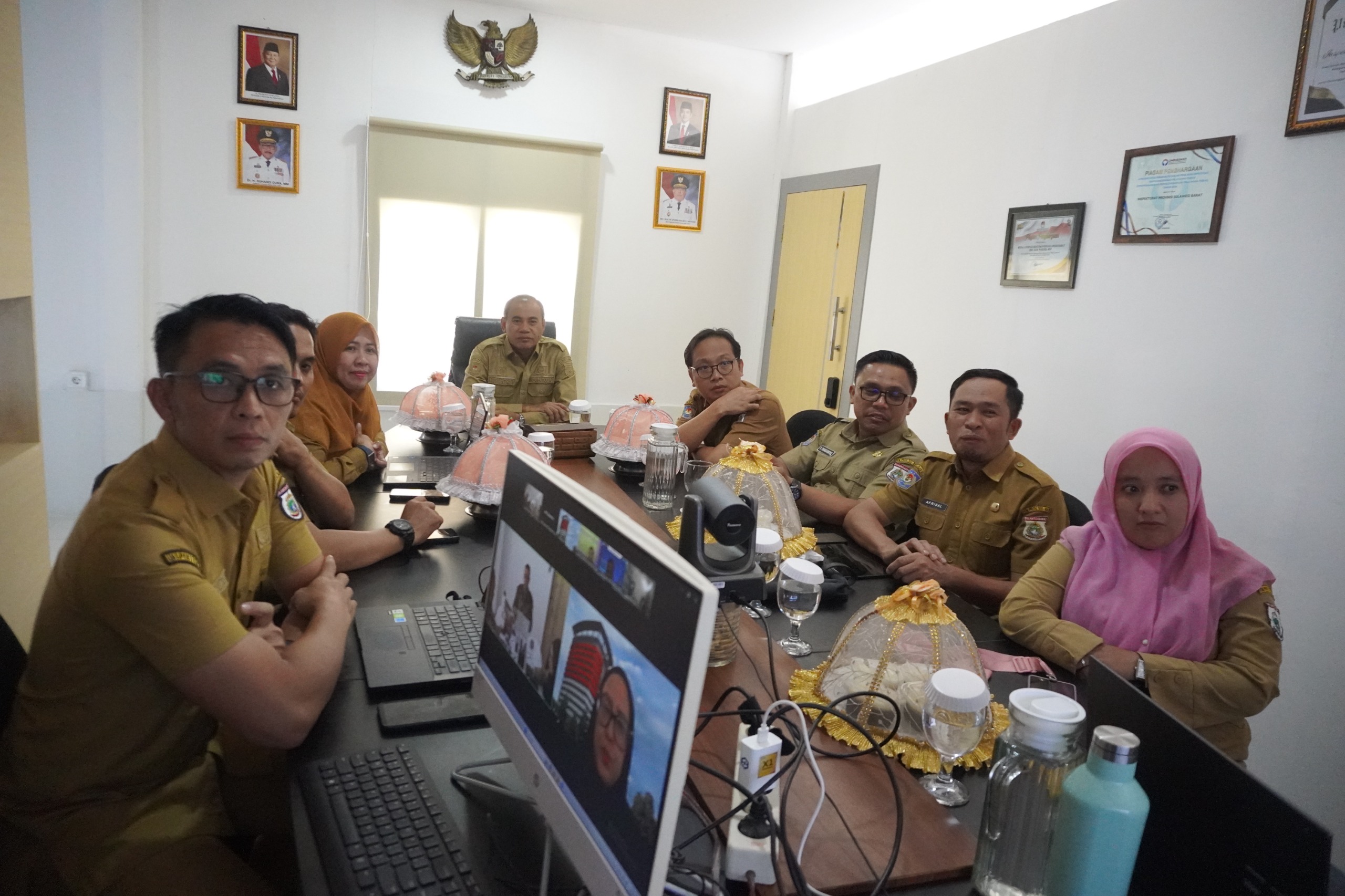 Tim Perluasan Percontohan Desa Antikorupsi Sulbar Siap Dukung Pelaksanaan Monitoring dan Uji Petik Desa Antikorupsi KPK RI
