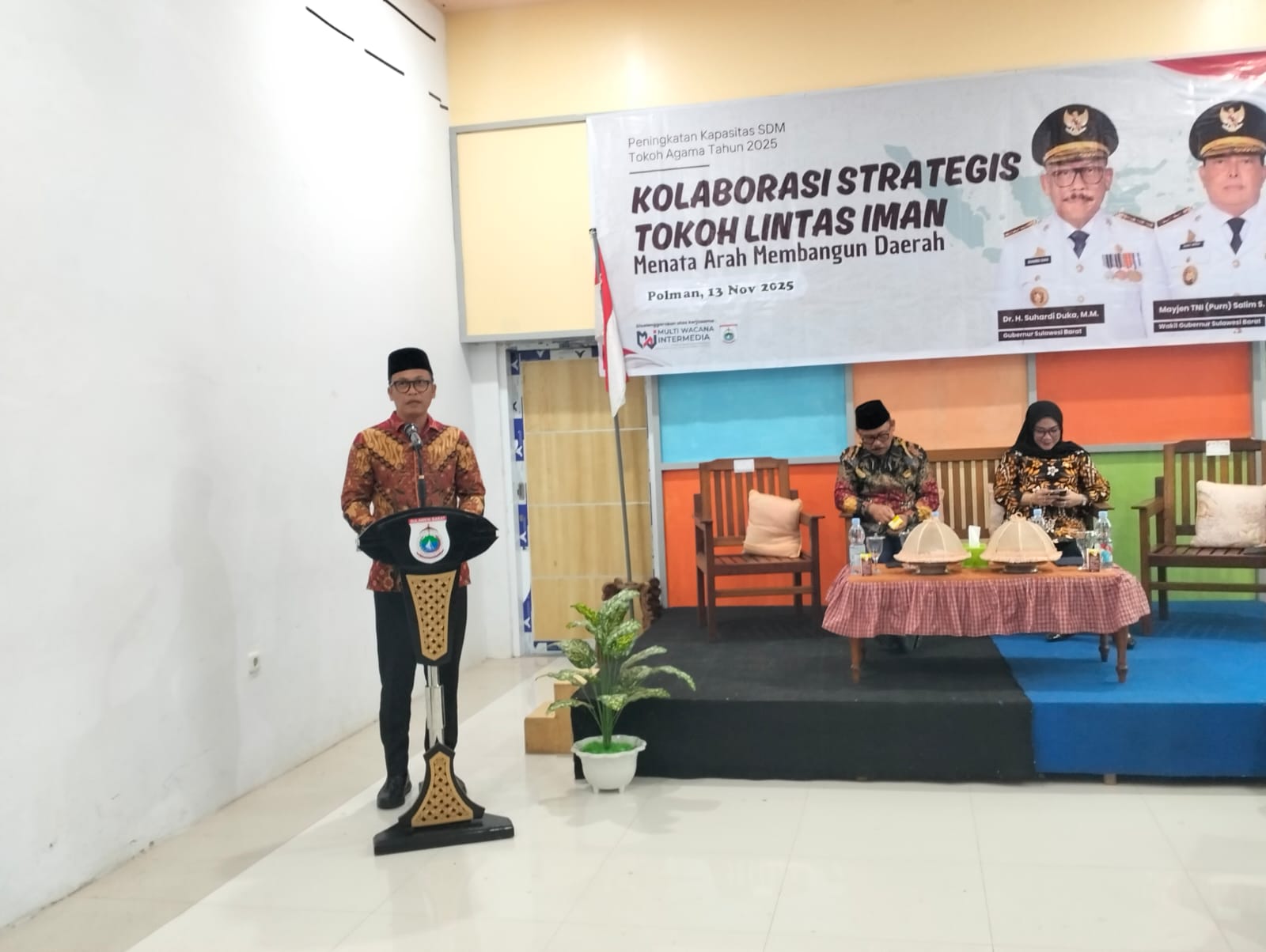 Bangun Sulbar dari Spirit Keberagaman, Gubernur SDK Dorong Kolaborasi Tokoh Lintas Iman