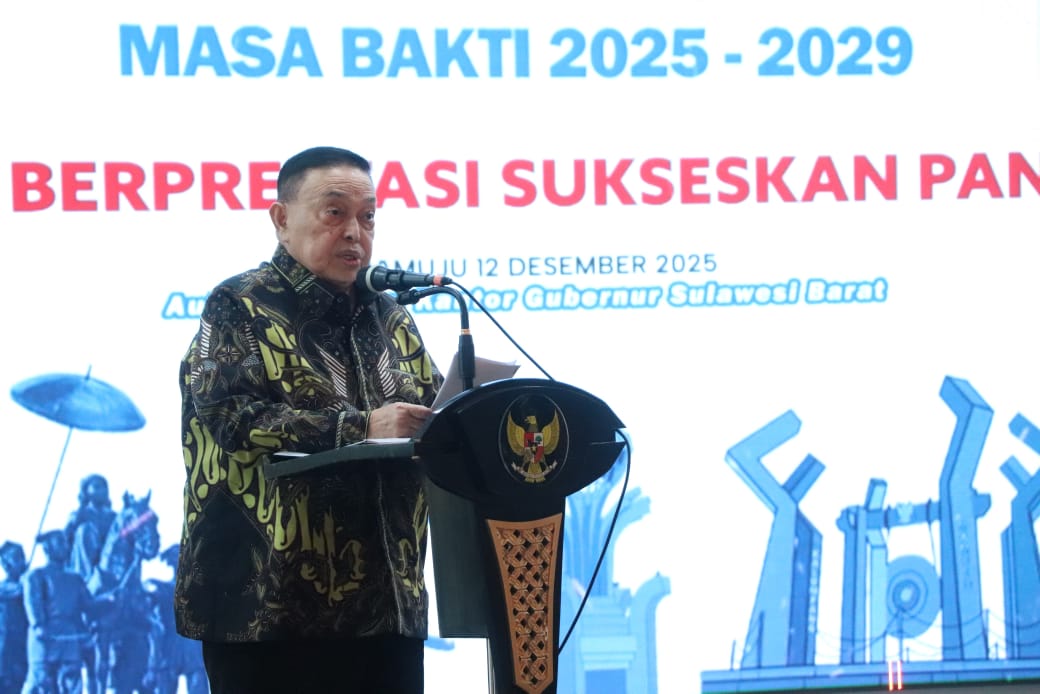 Lantik Pengurus Baru, Wagub Salim Ajak KONI Sulbar Angkat Nama Daerah di Kancah Olahraga Nasional